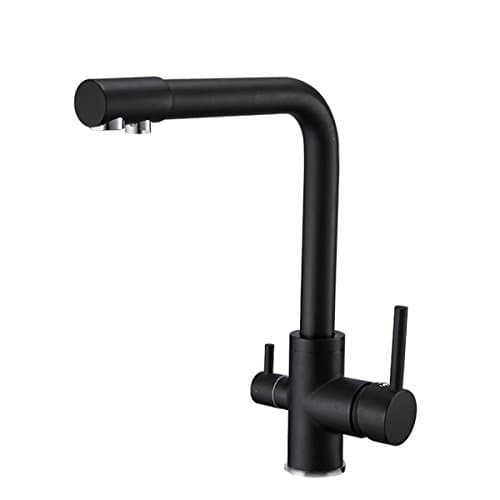 Clean water kitchen faucet Paint black triple Hot and cold kitchen Purity Sink faucet