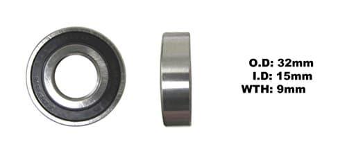 Aeon Cobra 100 Revo 2 (Europe) 2003-2004 Wheel Bearing - Front Left - Outer (Each)