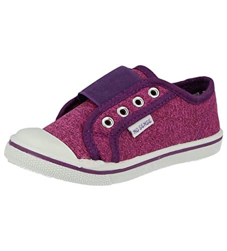 Kids Unisex No Sense Boys Girls Canvas Low Hi Top Trainers Pumps Plimsolls Shoes Size 8-2 (Purple UK Kids 8