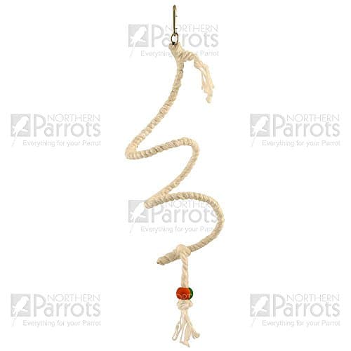 Supreme Cotton Spiral Spring Pet Bird Perch