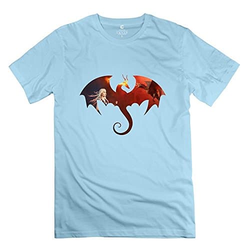 Men's Game Thrones Daenerys Targaryen Dragon T-Shirt 100% Cotton Hot Topic XX-Large
