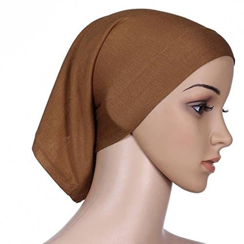 Naisicantar Islamic Muslim Women Cotton Headscarf Hijab Cap Underscarf Ninja Scarf