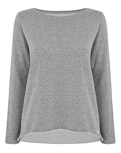 Manuka Life Women's Nirvana Sweat Tops, Light Grey Melange, Small