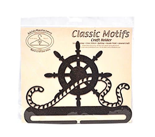 Classic Motifs Ships Wheel 8 Inch Copper Split Bottom Craft Holder