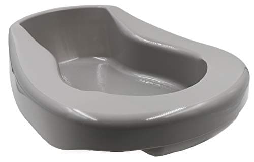 Healthstar Pontoon Bedpan, 2 Quart, Gray