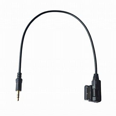 azazaz Media In AMI MDI to Stereo 3.5mm Audio Aux Adapter Cable For Car VW AUDI 2014 A4 A6 Q5 Q7 &amp; iPhone5 iPad