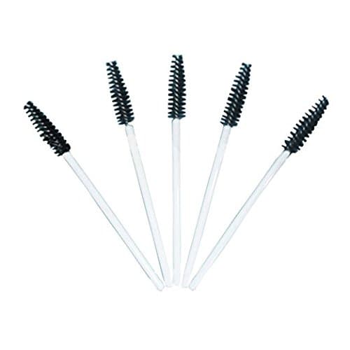 RELINDA (TM) 200 PCS Multicolor Mini Disposable Eyelash Brush Mascara Wands Applicator Spoolers Makeup Applicators Makeup Brush Kit Cosmetic Eyelash Disposable Extension Tool