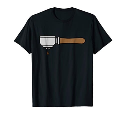 Mens Barista Portafilter Coffee T-Shirt XL Black