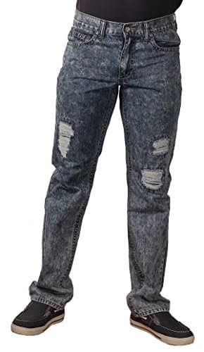 Request Men's Acid Wash Jeans in Vintage Acid Blue Vintage Acid Blue Jeans 32 X 30