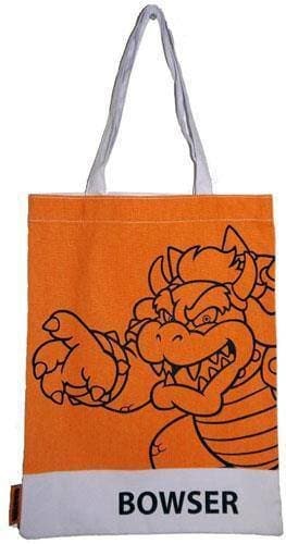 Nintendo Super Mario Bowser 2D Retro Art Shopper Bag