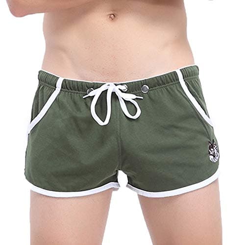 NewlyBlouW Mens Underwear, Causal Running Pocket Shorts Hot Pants Boxers Briefs Cotton Breathable Underpants