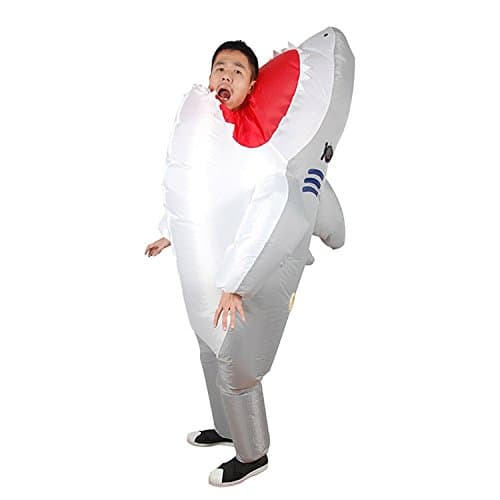 Wecloth Halloween Costume Inflatable Suit Costume Shark Cospaly For Adult Inflatable Full Bady