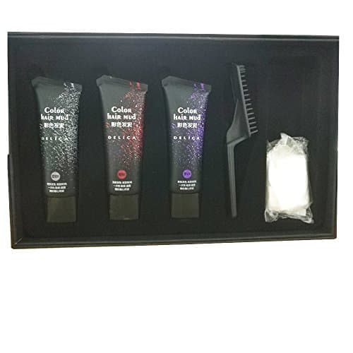 Three botthles disposable strong hairstyle hair color pomade for man and woman