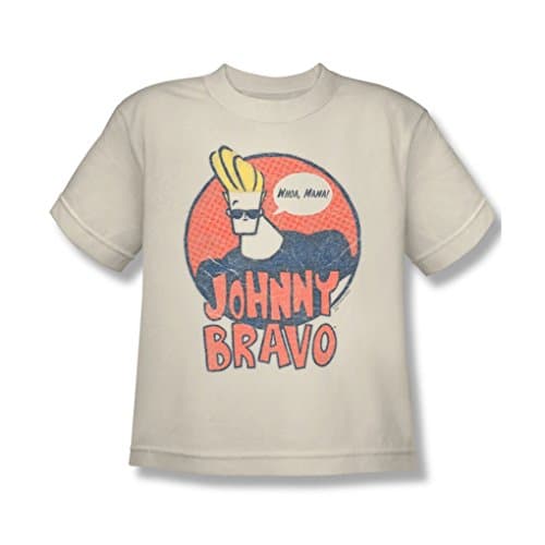 Johnny Bravo - Youth Wants Me T-Shirt In Cream, X-Large, Cream