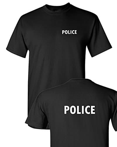 Tee Plaza - Official Guard Event Uniform White logo t-shirt POLICE -2XL