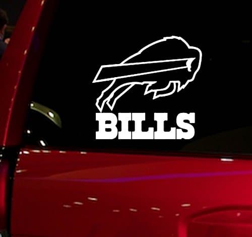 AUTO - STICKER - NFL - FOOTBALL - BUFFALO BILLS - DECAL - FOR - CAR - TRUCK - WINDOW - SUV - COOLER - MOTORCYCLE - HELMET - HARDHAT - NOTEBOOK - FOLDER - MACBOOK - COMPUTER (BILLS)
