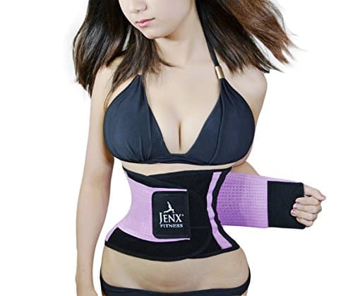 Jenx Fitness Unisex Waist Trimmer, Purple,  Large