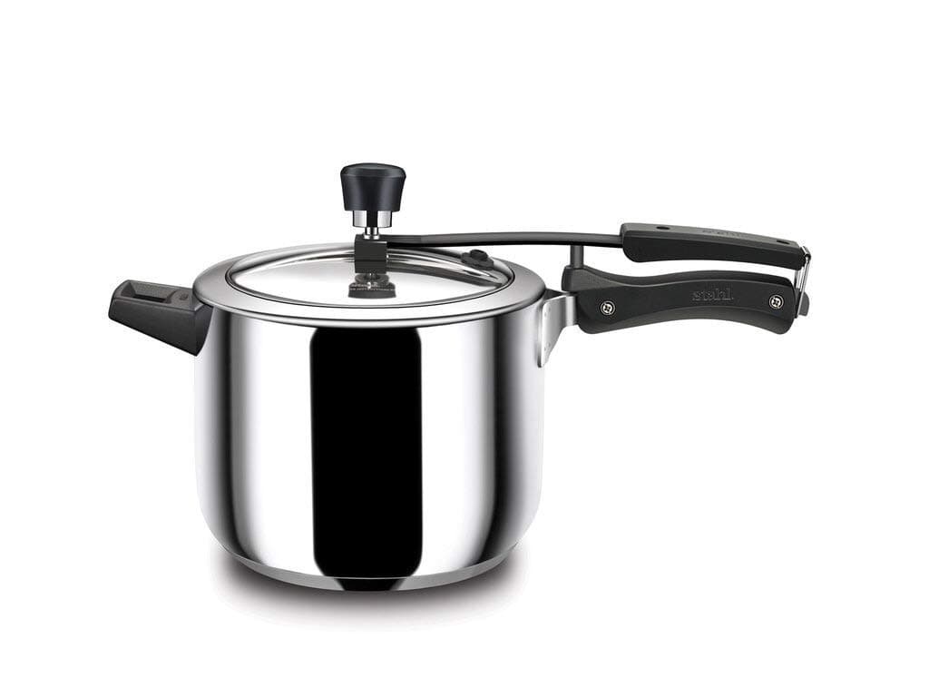 Stahl Stainless Steel Pressure Cooker Inner Lid Lean, 9032, 2-Liter, 1-Piece, Silver