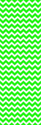 Back to School Magnetic Locker Wallpaper - Chevron (Lime)