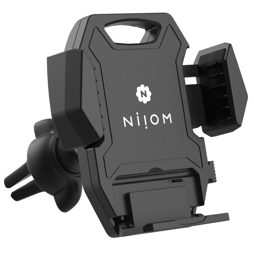 NIIOM Cell Phone Car Mount Air Vent Holder Compatible with All cellphone smartphone models iphone X XS Max XR 8 7 6 6S Plus SE Galaxy S7 S8 Edge Google Pixel HTC One Auto Accessories