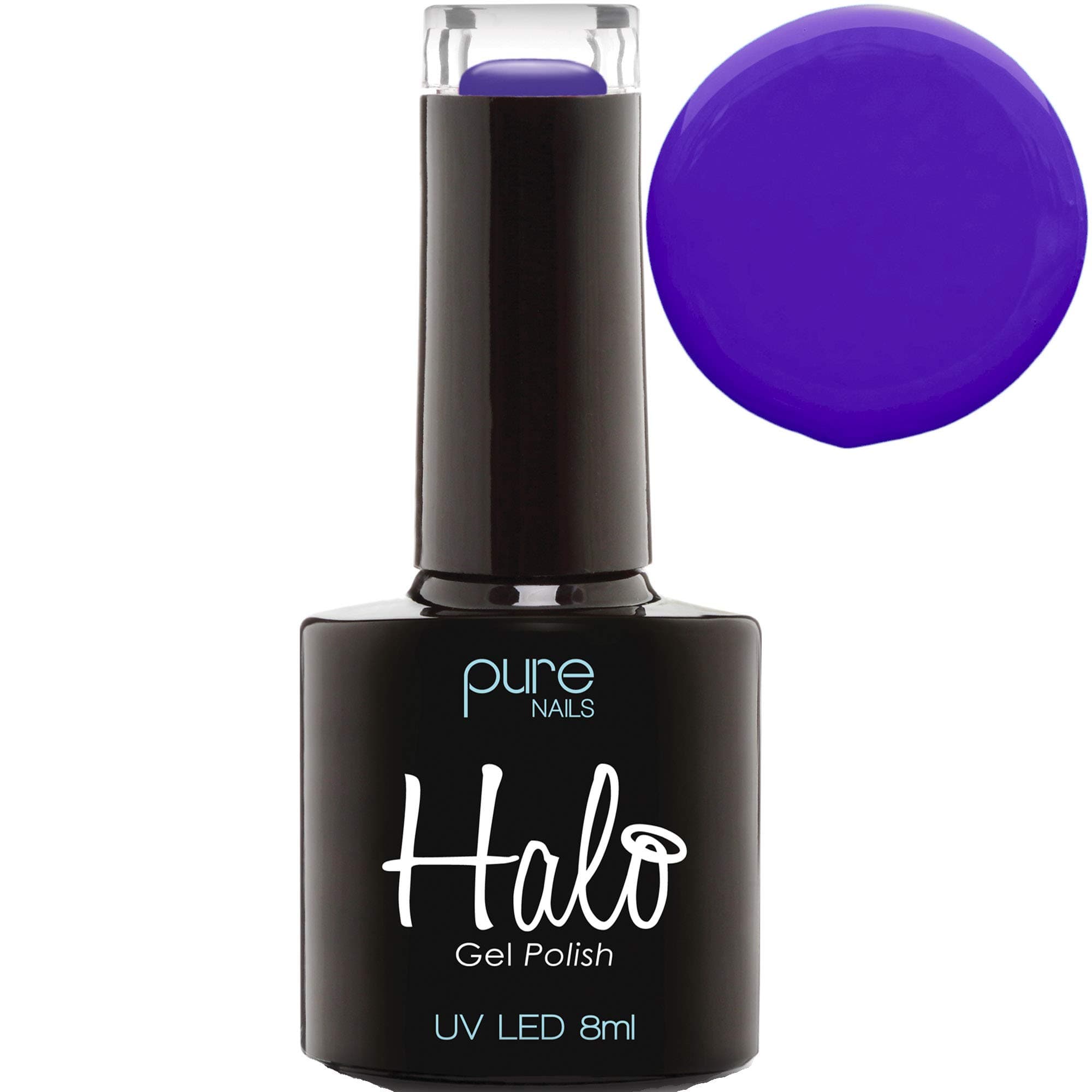 Halo Gel Polish 8ml - Tahiti. Long Lasting & Easy To Apply UV/LED Gel Nail Polish. Soak Off, Nail Art Colours For Manicure & Pedicure. Professional & Home Use