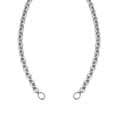 Ti Sento Milano Rhodium Plated Sterling Silver Necklace of Length 42cm