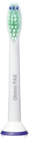 OhmniPax Premium Replacement Toothbrush Heads for Philips Sonicare ProResults fit Essence+, Plaque Control, Gum Health, DiamondClean, FlexCare, HealthyWhite and EasyClean (5-Pack)