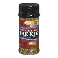The Keg Steakhouse Steak Seasoning 25% Less Sodium Gluten Free No MSG Added - 180g {Imported from Canada}