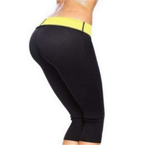 WorldCare® Womens Slimming Pants hermo Sweat Body Shapers Fitness Stretch Control Panties Burned t Slim Pants Color Black Size M188060 | Pack of 1