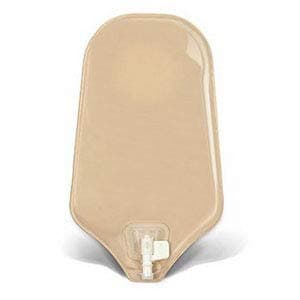 ConvaTec401551 SUR-FIT 10" Natura Urostomy Pouch with 1-Sided Comfort Panel, Standard, Accuseal Tap with Valve, Opaque, 1-1/4" Flange, Pack of 10