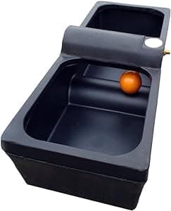 Kingspan Titan 30 Gallon Horse Cattle Drinker Agricultural Water Trough (Black)