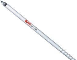 K40 Antennas & Accessories SF-400W White 4' 1500W Superflex Tunable Fiberglass CB Whip Antenna
