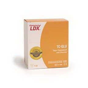 Cholestech LDX* Cassette Cartridges and Controls, Test Cassettes; TC (Total Cholesterol)/Glucose (10/pk)