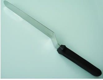Spatula knife cake stainless steel 8 Inch black color