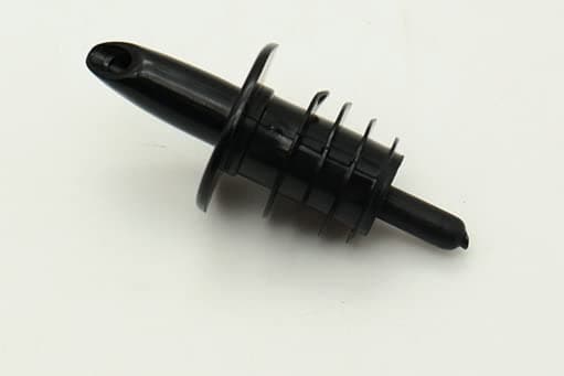 Aemygo100 Pack Plastic Bottle Pourers, Black Liquor Bottle Pourers, Free Flow Bar Bottle Pourers Perfect for Pubs, Clubs, Restaurants, Coffee Shops，Home