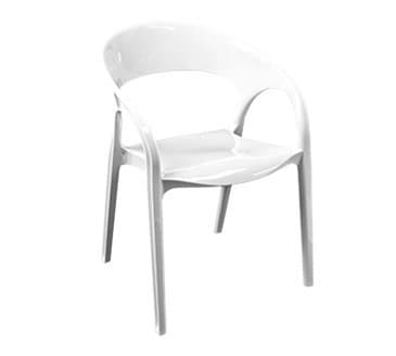 GOSSIP/WHITE Pedrali Gossip Arm Chair