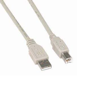 3ft DIGITMON Ivory A-Male to B-Male USB 2.0 High Speed Printer Cable for Brother RMFC-L3750CDW Color Laser LED All-in-One Printer