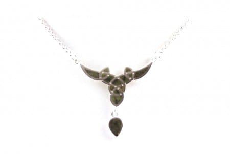 Silverspirit Jewellery Connemara Marble Stone Set Silver Necklace