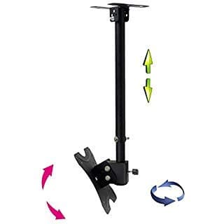 EZCHEER Ceiling TV Mount, 360 Degree Swivel TV Wall Mount Support 180 lbs, Fits 32 to 65" LED, LCD Screen