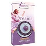 AMETHYST DREAMS MOODSTONES HEART GEMSTONE SILVER NECKLACE & BRACELET SET