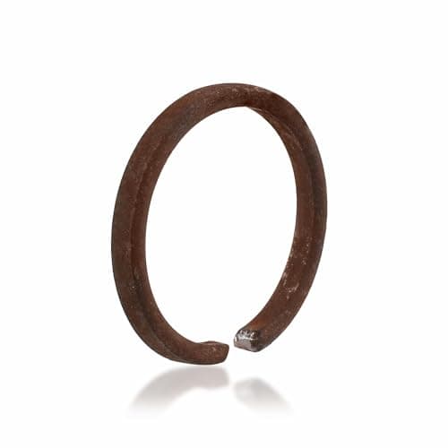 Memoir Real Original Allahabad Sangam Ganga ki naav ki keel ka challa finger ring purified and energised Astrology Shani dosh sade saati remedy-Adjustable size (ORNI8165)