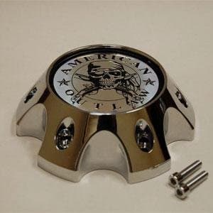 AMERICAN OUTLAW WHEELS BC-790 CHROME SCREW IN CENTER CAP