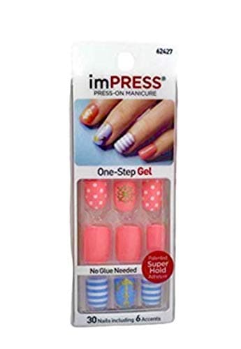 BROADWAY NAILS Kiss imPress Manicure Short Length Nails (62427, Funky Town)