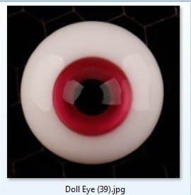 GEM 10mm Half Round Glass Eyes / BJD Doll Eyes / Custom-made Eyes Eyeball For Halloween