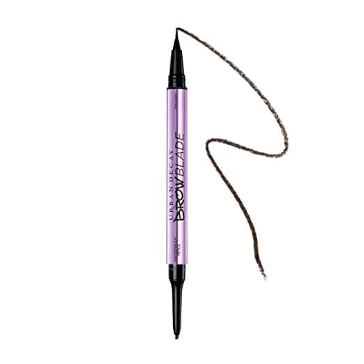 Brow Blade 2-in-1 Eyebrow Pen & Waterproof Pencil - Smudge-proof, Transfer-resistant, Up to 24HR Wear, Ink Stain & Creamy Brow Pencil, Define and Fill Eyebrows, Cruelty-free - 0.01 oz