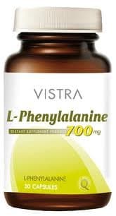 Vistra L-Phenylalanine 700mg. 30 cap. [Get Free Herbal lozenges]