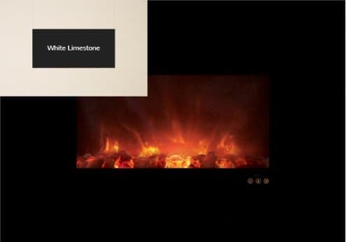 Modern Flames AL40CLX-WLS 40" Ambiance Recessed / Wall Mount Electric Fireplace