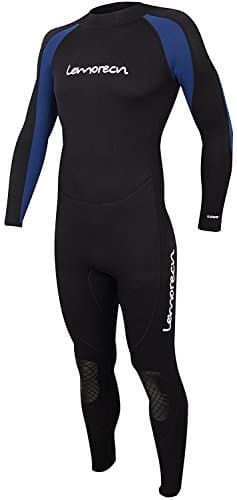 Lemorecn Mens Wetsuits Jumpsuit Neoprene 3/2mm Full Body Diving Suit for Men and Women