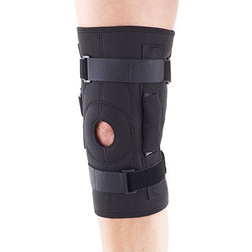 Rite Aid Hinged Knee Brace with Adjustable Straps, One Size Fits All - Pack of 1 | Knee Support for Pain and Stability