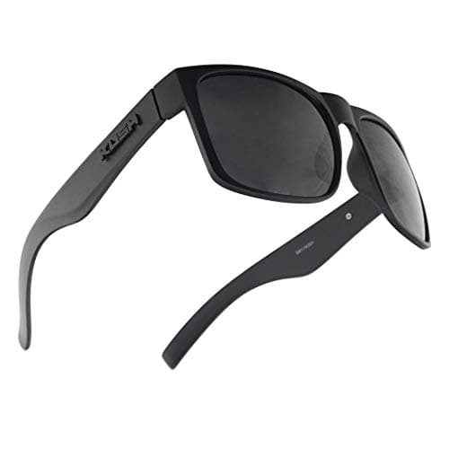 Men's Original Hardcore Black KUSH Classic Square Sunglasses with Dark Tinted Lenses